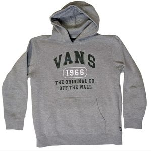 Vans Off the Wall Kids  Versa Grey Standard Pullover Sweatshirt Hoodie XL EUC